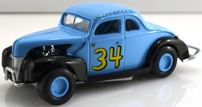 1940 Wendell Scott #34 Ford Coupe Diecast