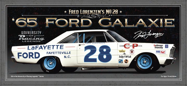 1965 Fred Lorenzen #28 Lafayette Ford Galaxie Diecast 1/24 NASCAR Ship for sale online 