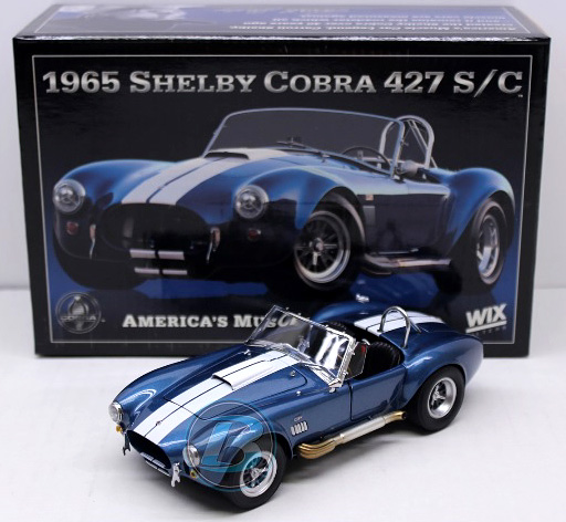 1965 Shelby Cobra 427 S/C Blue 1/24 Diecast