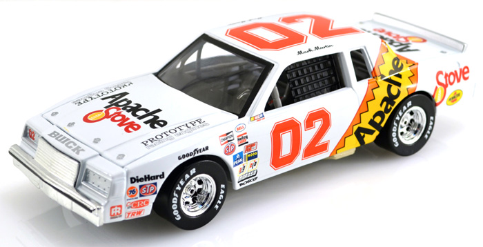 1982 Mark Martin #02 Apache Stove Buick 1/64 Diecast