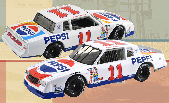 1983 Darrell Waltrip #11 Pepsi Challenger White 1/64 Diecast