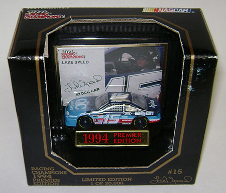 1994 Lake Speed # 15 Ford Quality Care 1/64 Diecast
