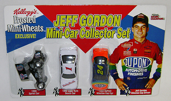Jeff Gordon 3-Car 1/64 Set / Frosted Mini-Wheats Promo Diecast