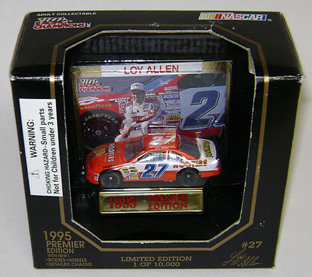 1995 Loy Allen #27 Hooters 1/64 Diecast