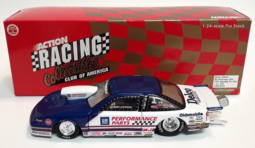 1995 Warren Johnson - GM Performance Parts NHRA Pro Stock 1/24 Diecast