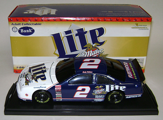 1997 Rusty Wallace #2 Miller Lite - Diecast Bank