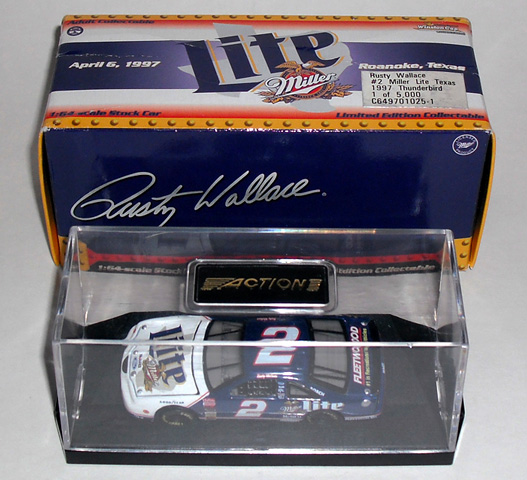 1997 Rusty Wallace #2 Miller Lite - Texas 1/64 Diecast