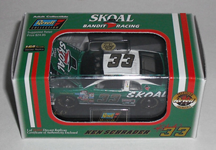 1998 Ken Schrader #33 Skoal 1/64 Diecast