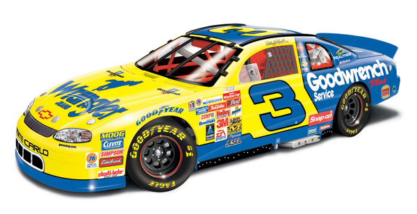 1999 Dale Earnhardt #3 Wrangler 1/32