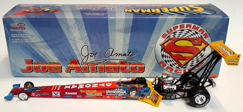 1999 Joe Amato - Superman NHRA Top Fuel 1/24 Diecast