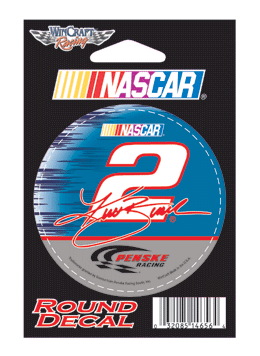 #2 Kurt Busch - Round Decal