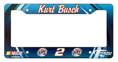 #2 Kurt Busch - License Plate Frame