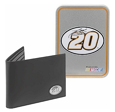 #20 Tony Stewart - Leather Bi-Fold Money Clip