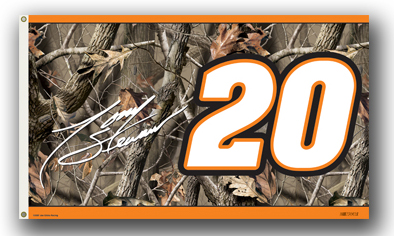 #20 Tony Stewart - Realtree Camo 2-Sided Flag