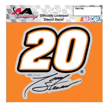 #20 Tony Stewart - Foil Diecut Decal