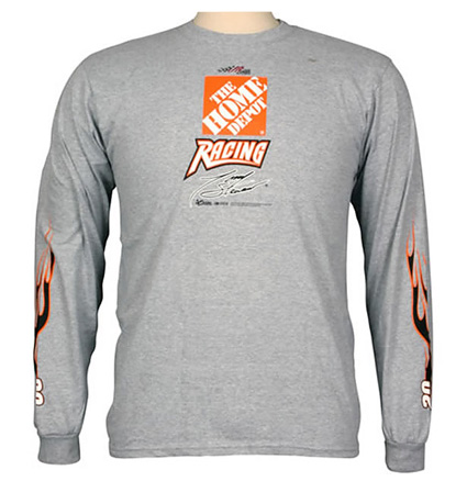 #20 Tony Stewart - Home Depot Racing Long Sleeve T Shirt