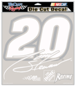 #20 Tony Stewart - NASCAR 8 Diecut Decal