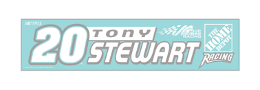 #20 Tony Stewart - Vinyl Diecut Decal