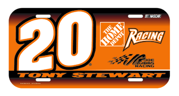 #20 Tony Stewart - Number License Plate