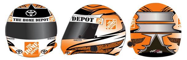 #20 Joey Logano 2010 Home Depot - Replica Mini Helmet