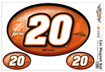 #20 Joe Gibbs Racing - Home Depot NASCAR Magnet Set