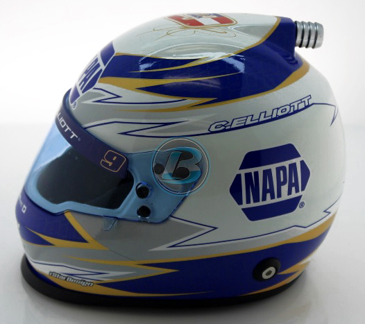 #9 Chase Elliott - NAPA Gold NASCAR Mini Helmet