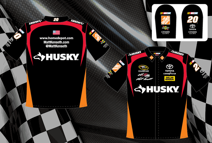 #20 Matt Kenseth '13 Husky NASCAR Pit Crew Shirt