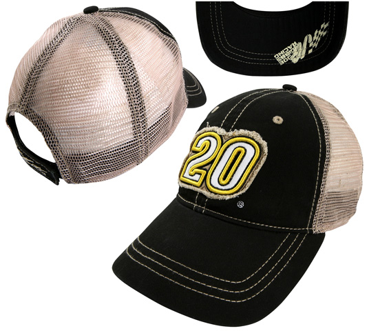 #20 Matt Kenseth - Frayed Number Mesh Varsity Hat