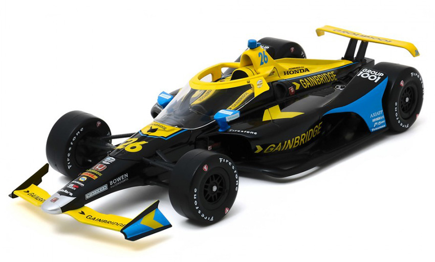 2020 Zach Veach #26 Gainbridge - NTT IndyCar 1/64 Diecast