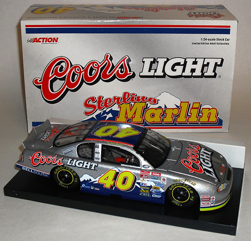2000 Sterling Marlin #40 Coors Light / Silver Bullet Diecast