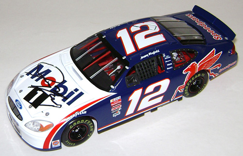 2001 Jeremy Mayfield #12 Mobil 1 Diecast - Autographed