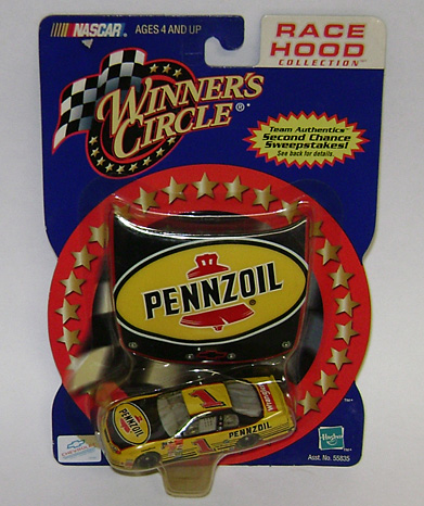 2001 Steve Park #1 Pennzoil - Race Hood 1/64 Diecast
