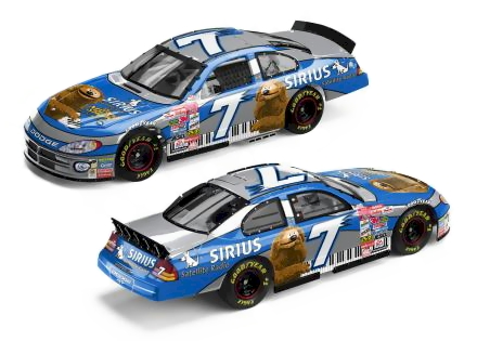 2002 Casey Atwood #7 Sirius Satellite - The Muppets Diecast