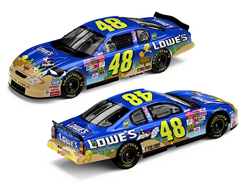 Jimmie Johnson #48 Looney Tunes Rematch 1/64