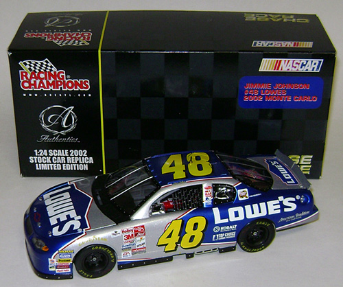 jimmie johnson autographed diecast