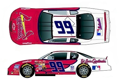 Kenny Wallace #99 St. Louis Cardinals