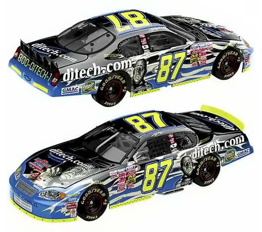 2003 Kyle Busch #87 Ditech.com - Monsters / The Mummy Diecast