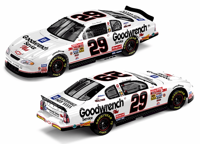 2001 Kevin Harvick #29 Goodwrench - Black Numbers
