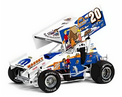 2004 Danny Lasoski #20 Michael Ross Foundation - Sprint Car Diecast