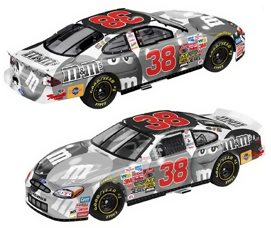 Elliott Sadler #38 M&M's - Twin 125 Win w/Tire