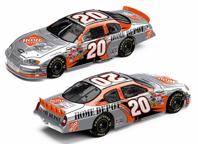 2004 Tony Stewart #20 Home Depot 25th Anniversary Diecast