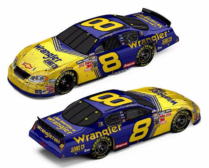 2004 Martin Truex Jr #8 Wrangler Retro / Darlington Raced Diecast