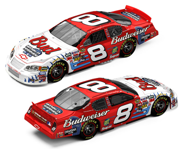 Dale Earnhardt Jr #8 Bud - MLB World Series