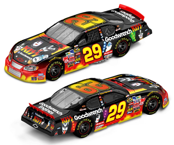 Kevin Harvick #29 Chevy Rock n Roll - KISS 1/64