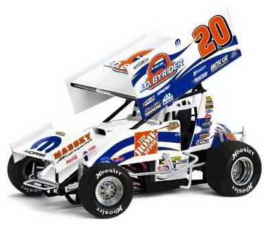 2004 Danny Lasoski #20 J.D. Byrider - Sprint Car Diecast