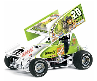 2004 Danny Lasoski #20 J.D. Byrider / Shrek 2 - Sprint Car Diecast