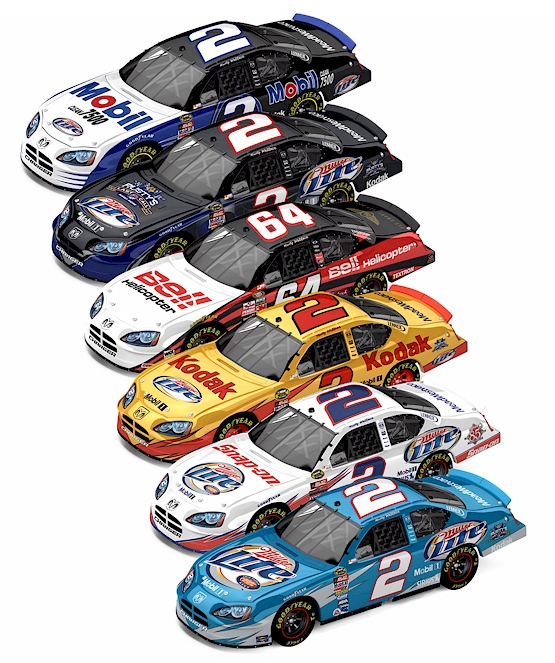 Rusty Wallace 6-Car Collector Set - Part 1