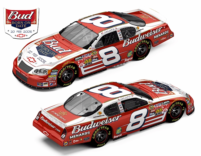 Dale Earnhardt Jr #8 Bud / Born on Date - Feb 20