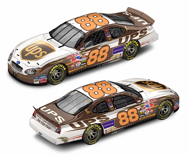 Dale Jarrett #88 UPS - Talladega Win w/Tire