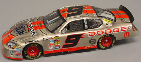 Kasey Kahne #9 Reverse Pit / Brushed / Autograph